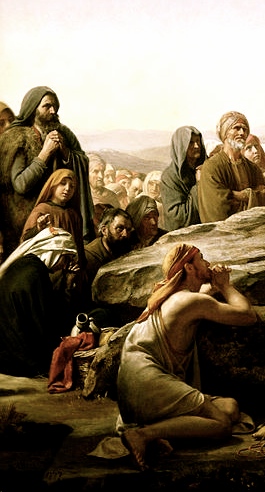 Image: detail from Carl Bloch, "Sermon on the Mount"