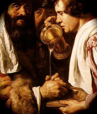 Detail from Jan Lievens, "Pilate washing his hands"