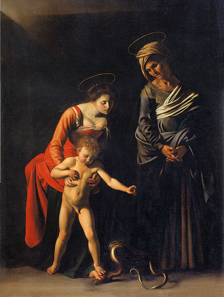 Michelangelo Merisi di Caravaggio, "Madonna dei Palafrenieri" en.wikipedia.org